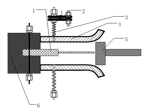 Method for measuring disconnecting switch contact finger pressure based on optical fiber Bragg grating sensor