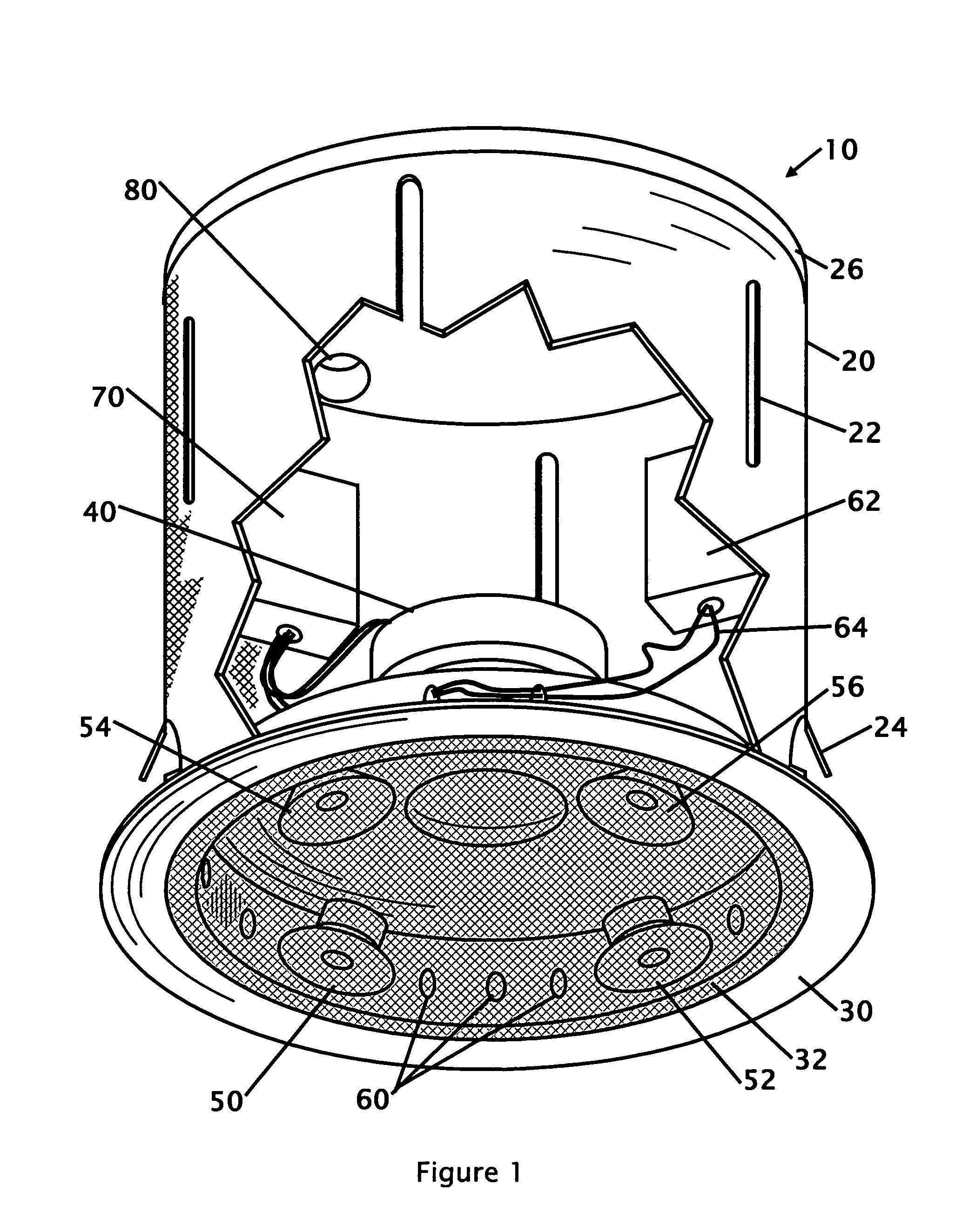 Combination speaker / light fixture