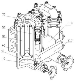 A fuel filter applied to a gas turbine