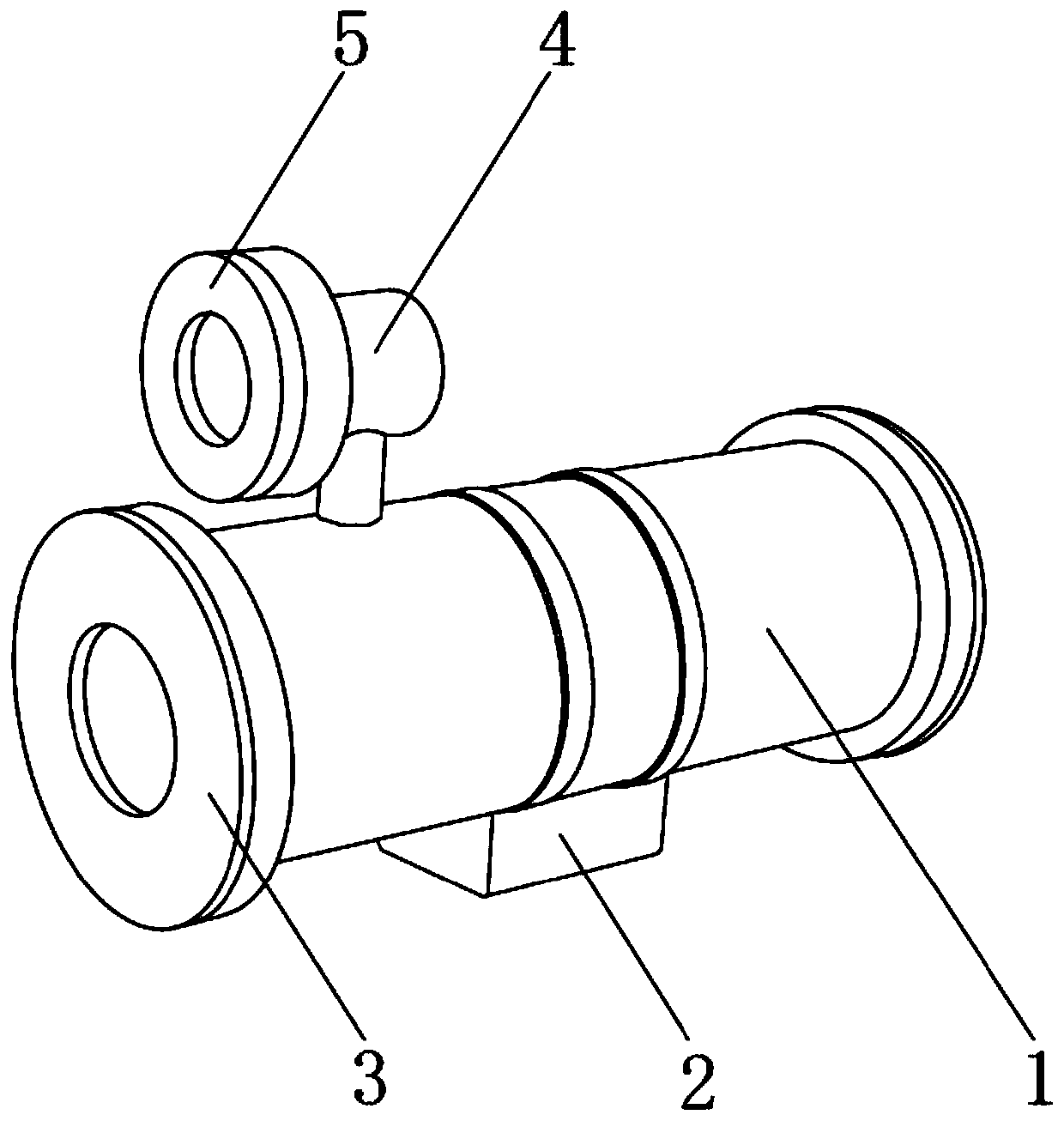 Mine intrinsic safety type camera