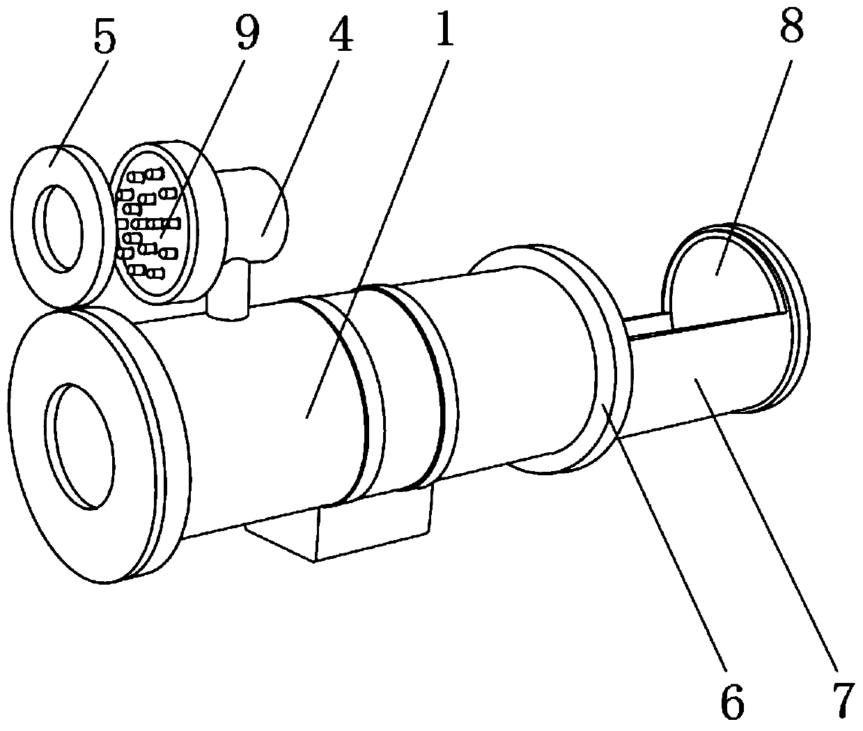 Mine intrinsic safety type camera