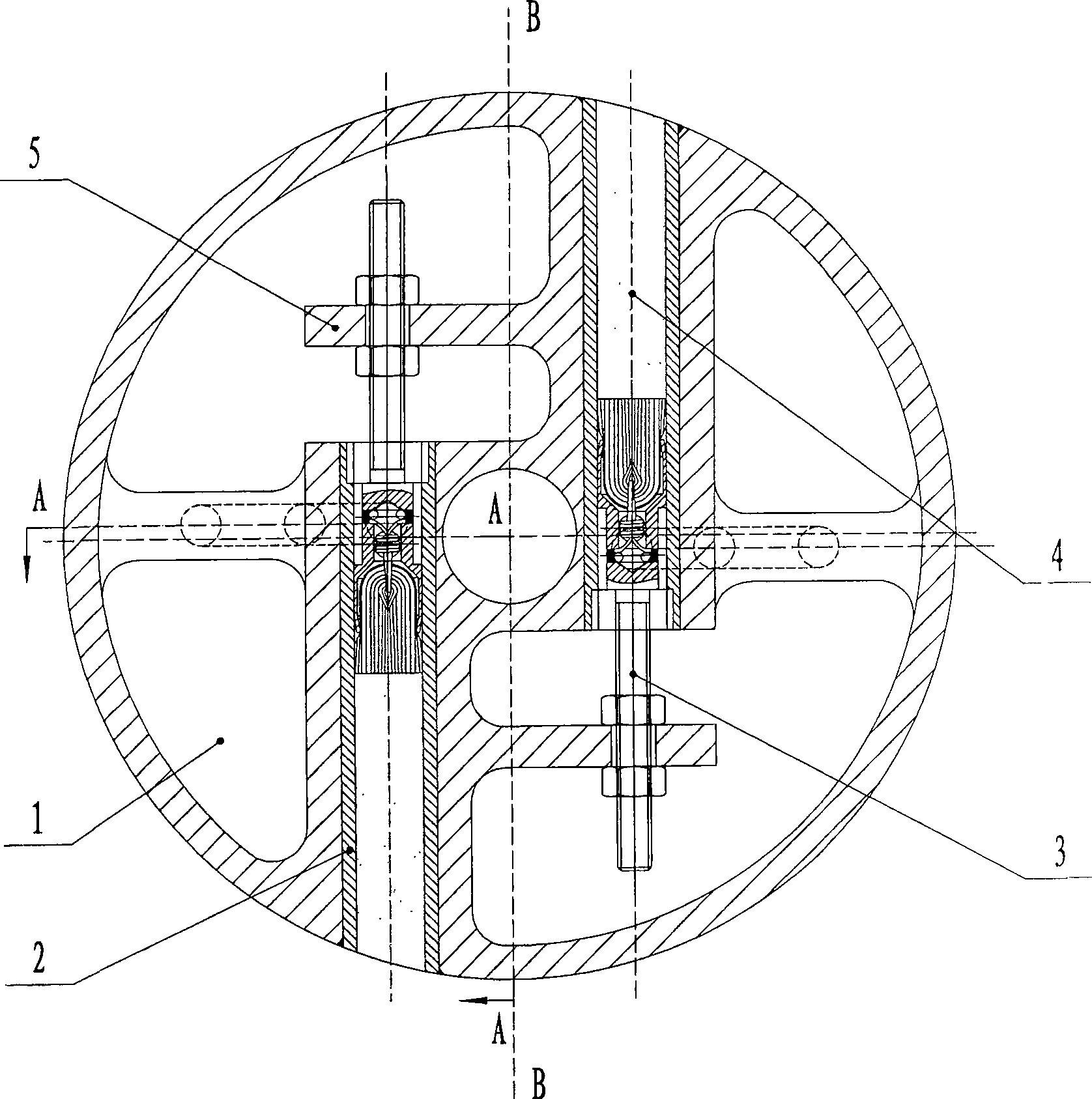 Offset air current powder needle split charging head device