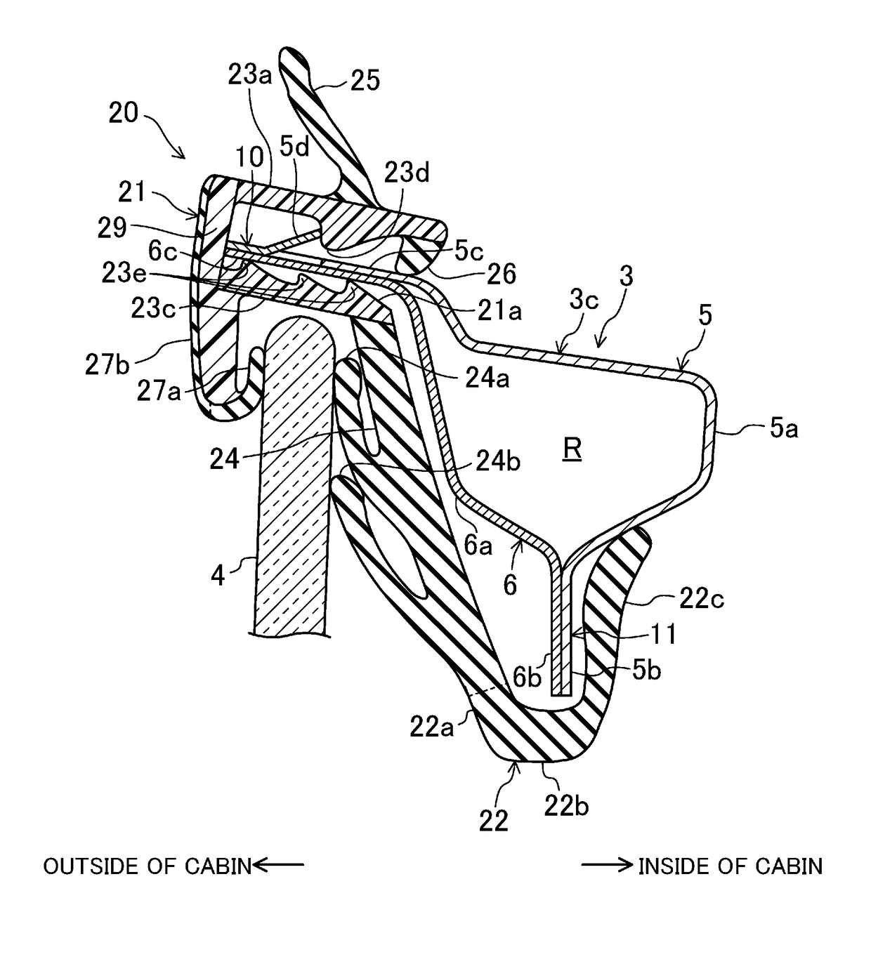 Glass run for automobile door