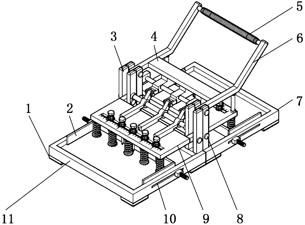 Perforating equipment for thread-bound book