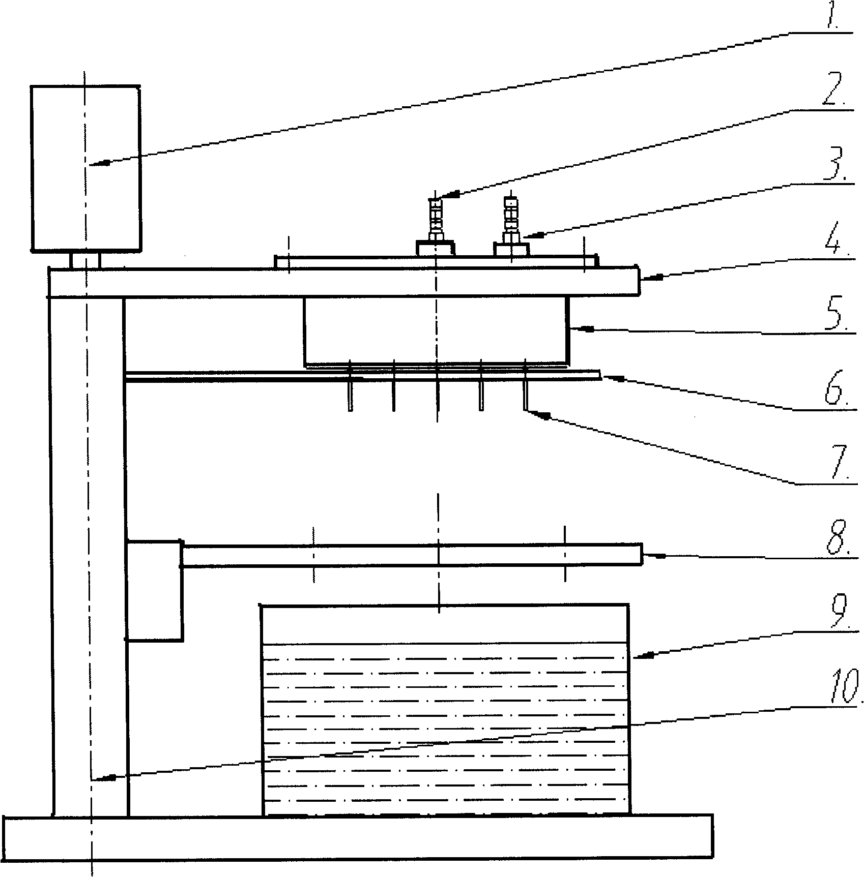 Multichannel electrode with same variable electric field force