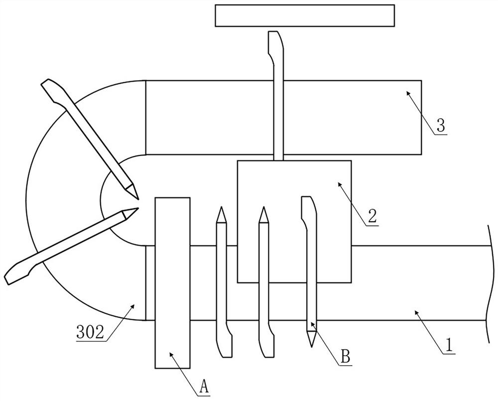 Automatic iron cannon string sorting device