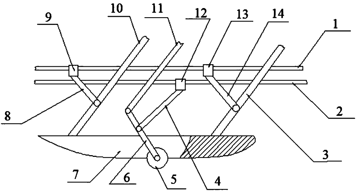 Adjustable amphibious airplane intelligent landing gear