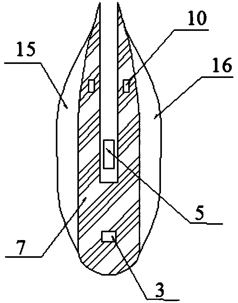 Adjustable amphibious airplane intelligent landing gear