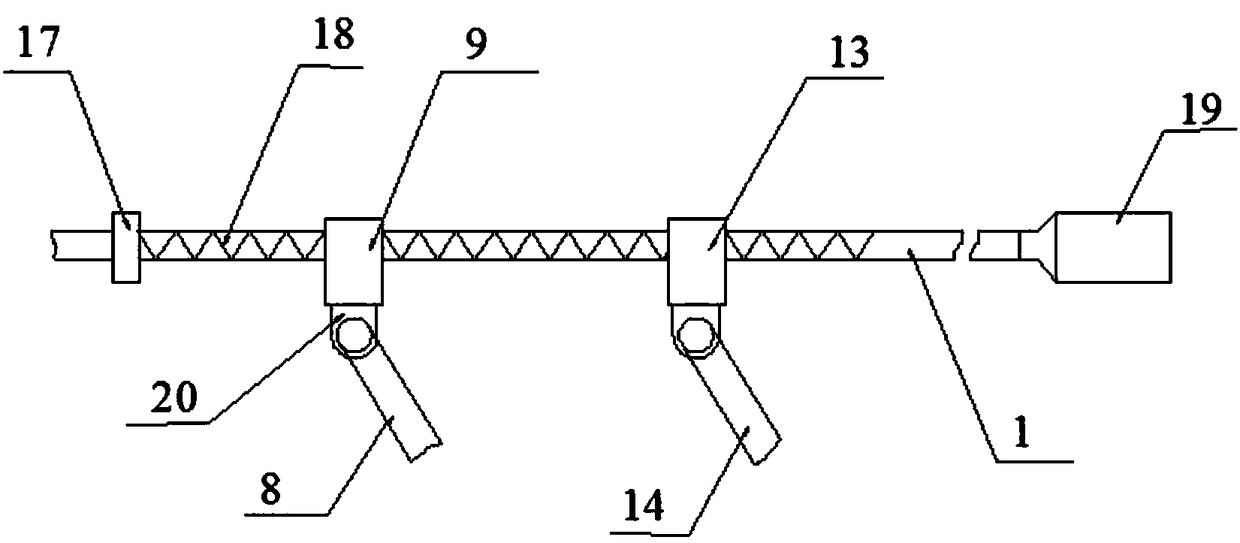 Adjustable amphibious airplane intelligent landing gear