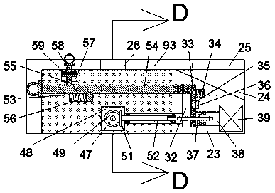 A sorting and conveying device for high-rise domestic waste