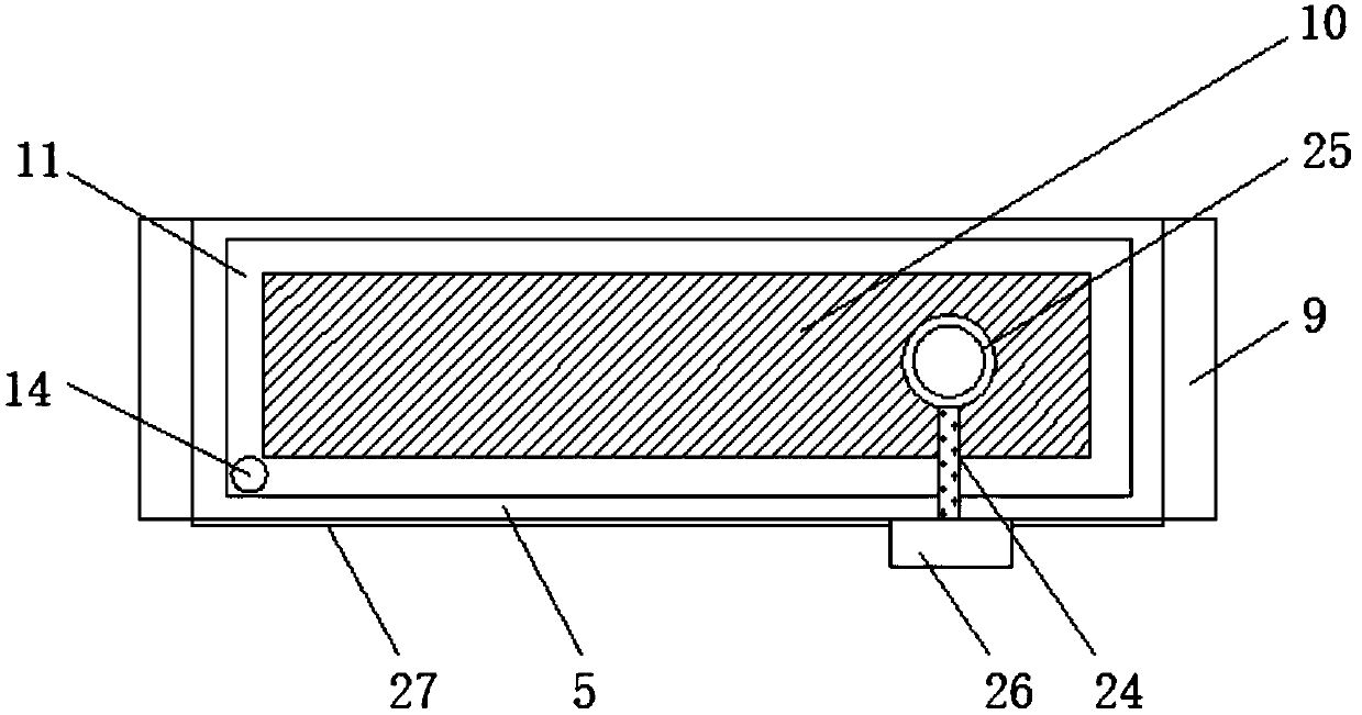 Circularly cleaning hospital bed with water for medical care and cleaning method