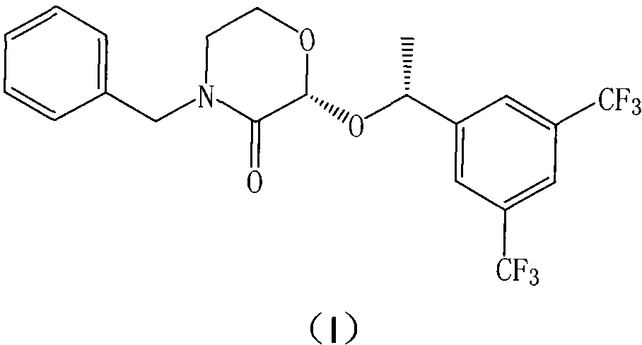 A kind of preparation method of fosaprepitant intermediate