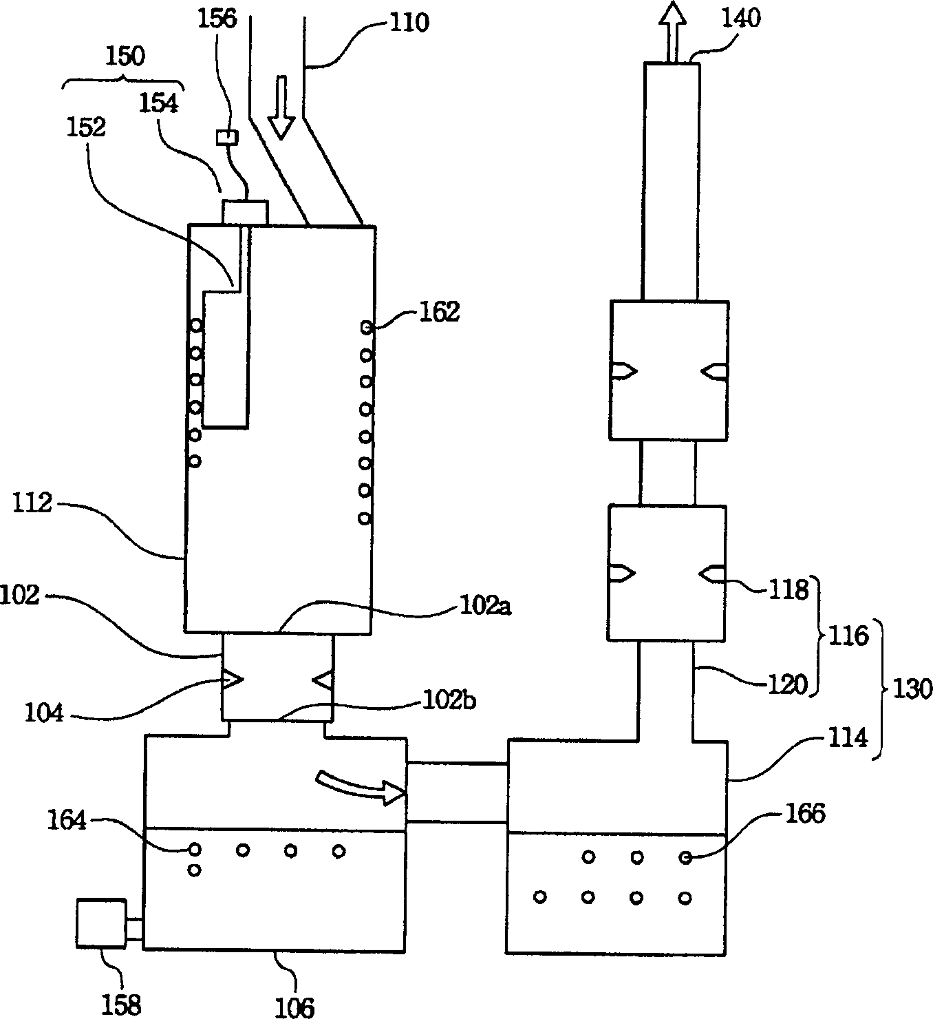 Exhaust gas treatment system