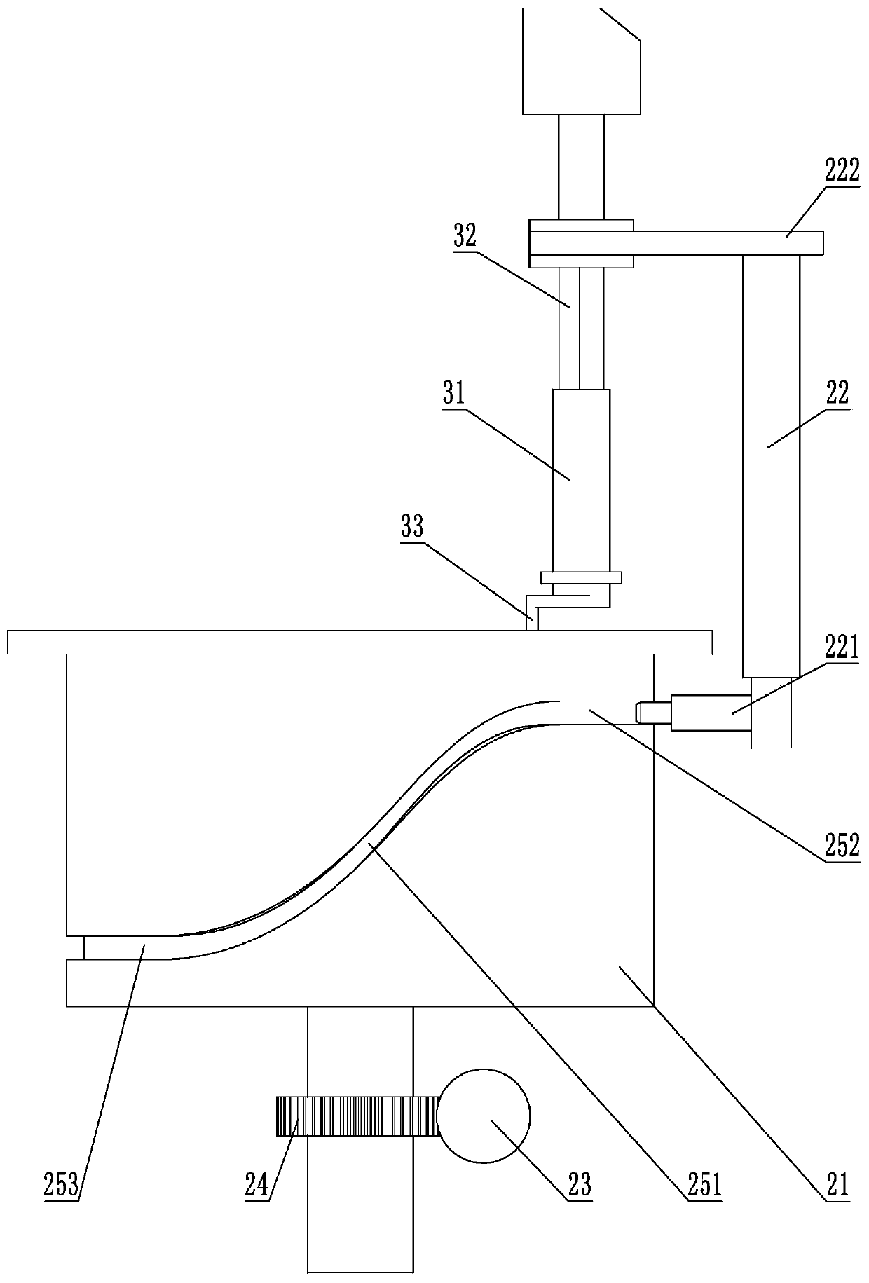 Camera telescopic adjusting mechanism and wearing device