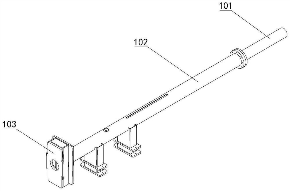 Manipulator and equipment for unblocking small sleeve tuyere of blast furnace