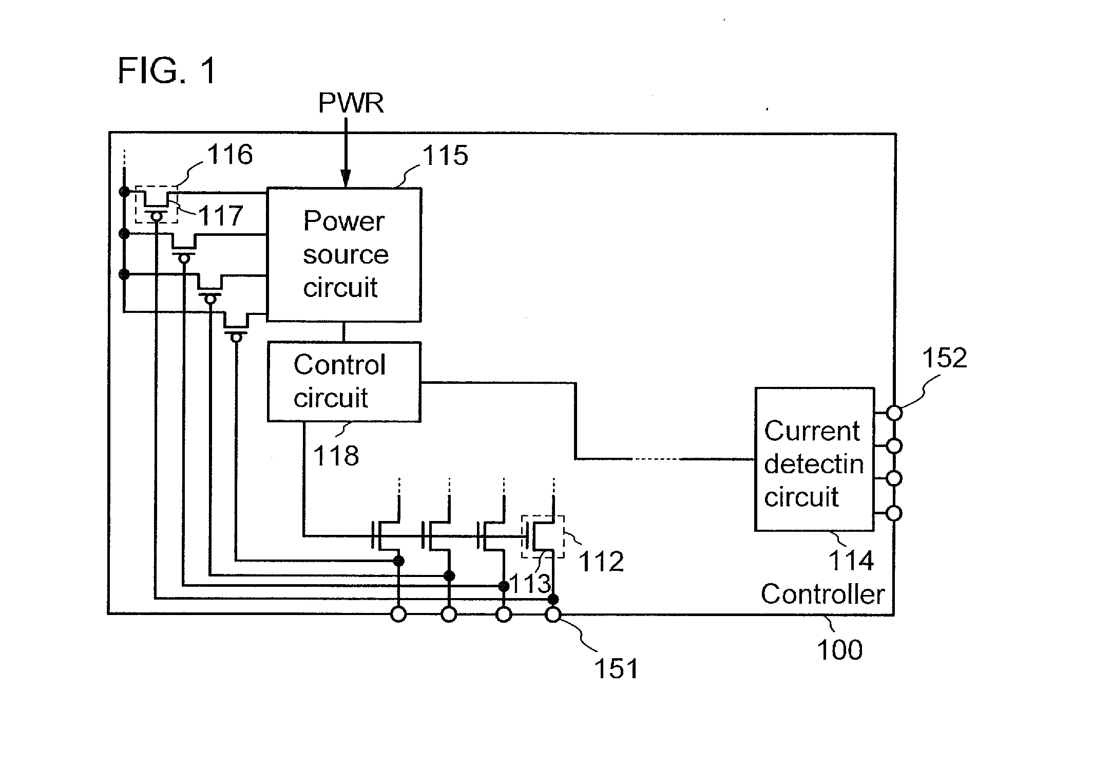 Controller, touch panel, electronic device