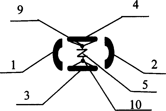 Measuring device for clamping holding force