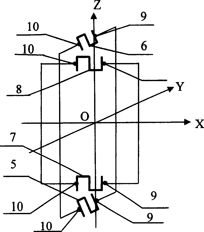 Measuring device for clamping holding force