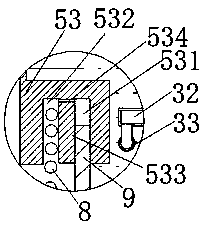 Aeration device for recycled plastic particle wastewater