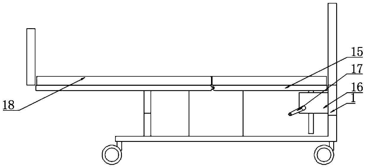 Multifunctional medical bed with massage function