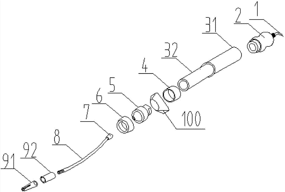 Dust exhaust apparatus for container