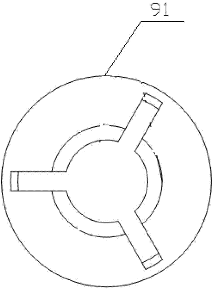 Dust exhaust apparatus for container