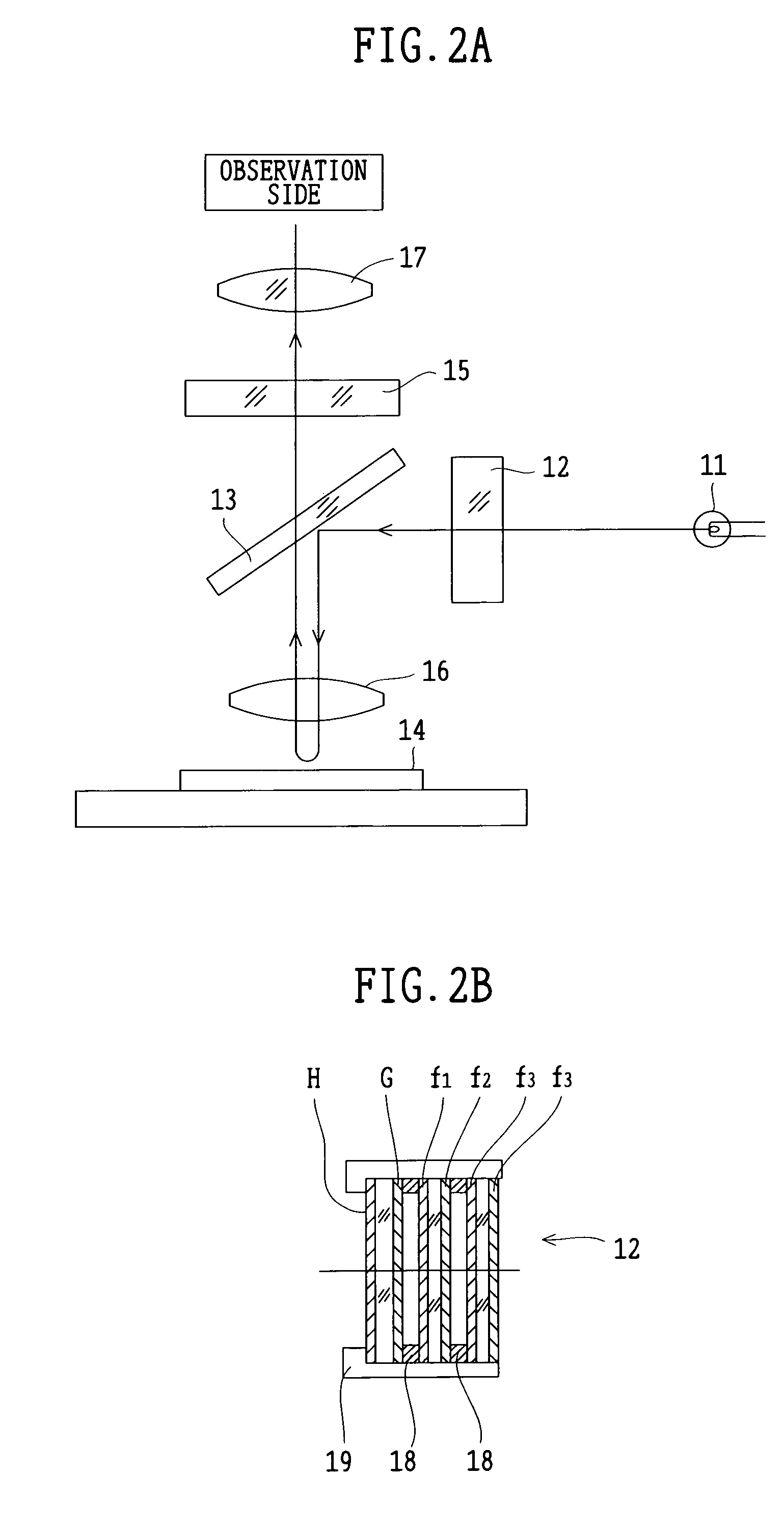 Fluorescence observing apparatus