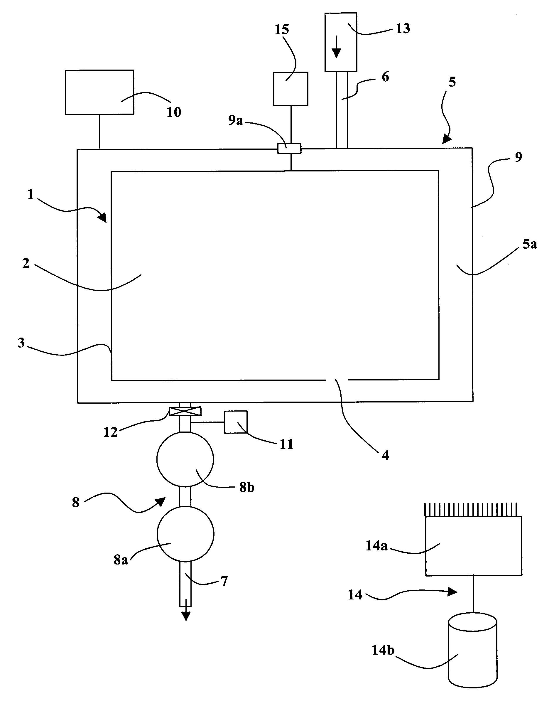 Method and Device for Removing Pollution From a Confined Environment