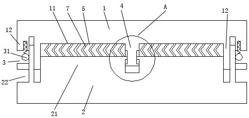 Abutting locking type brick body heat insulation structure