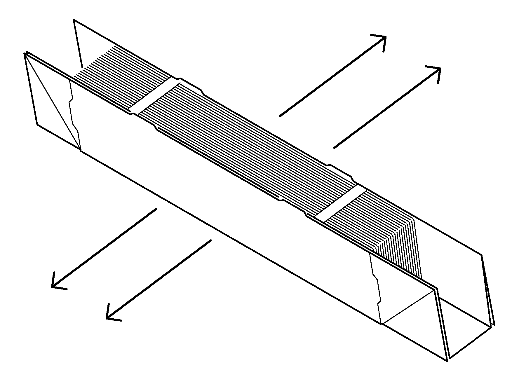 Collapsible pleated filter and frame