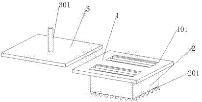 Surface layer cleaning device for silicon rod production