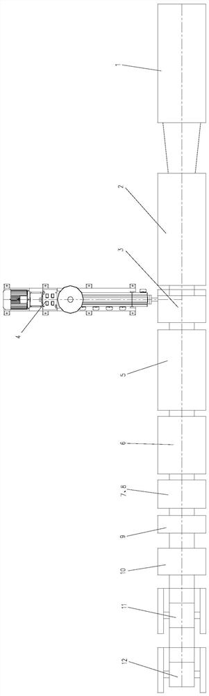 Production equipment and production process of thermoplastic continuous carbon fiber unidirectional tape