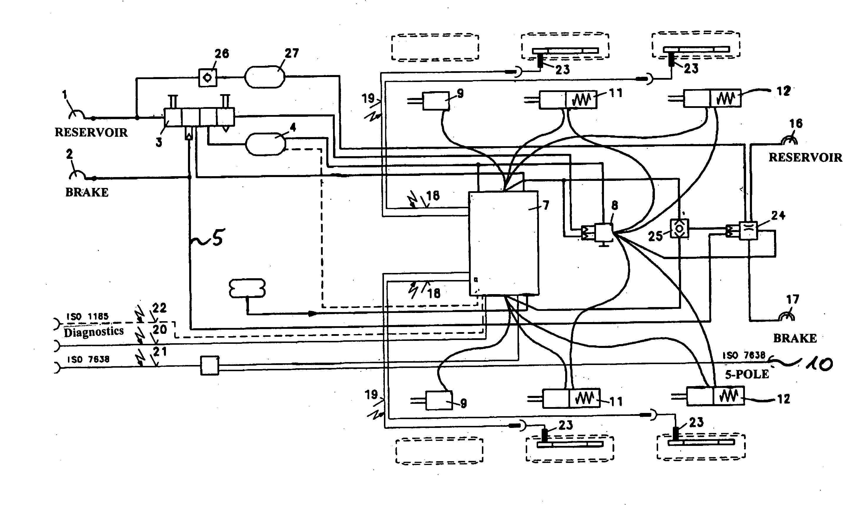 Trailer brake system