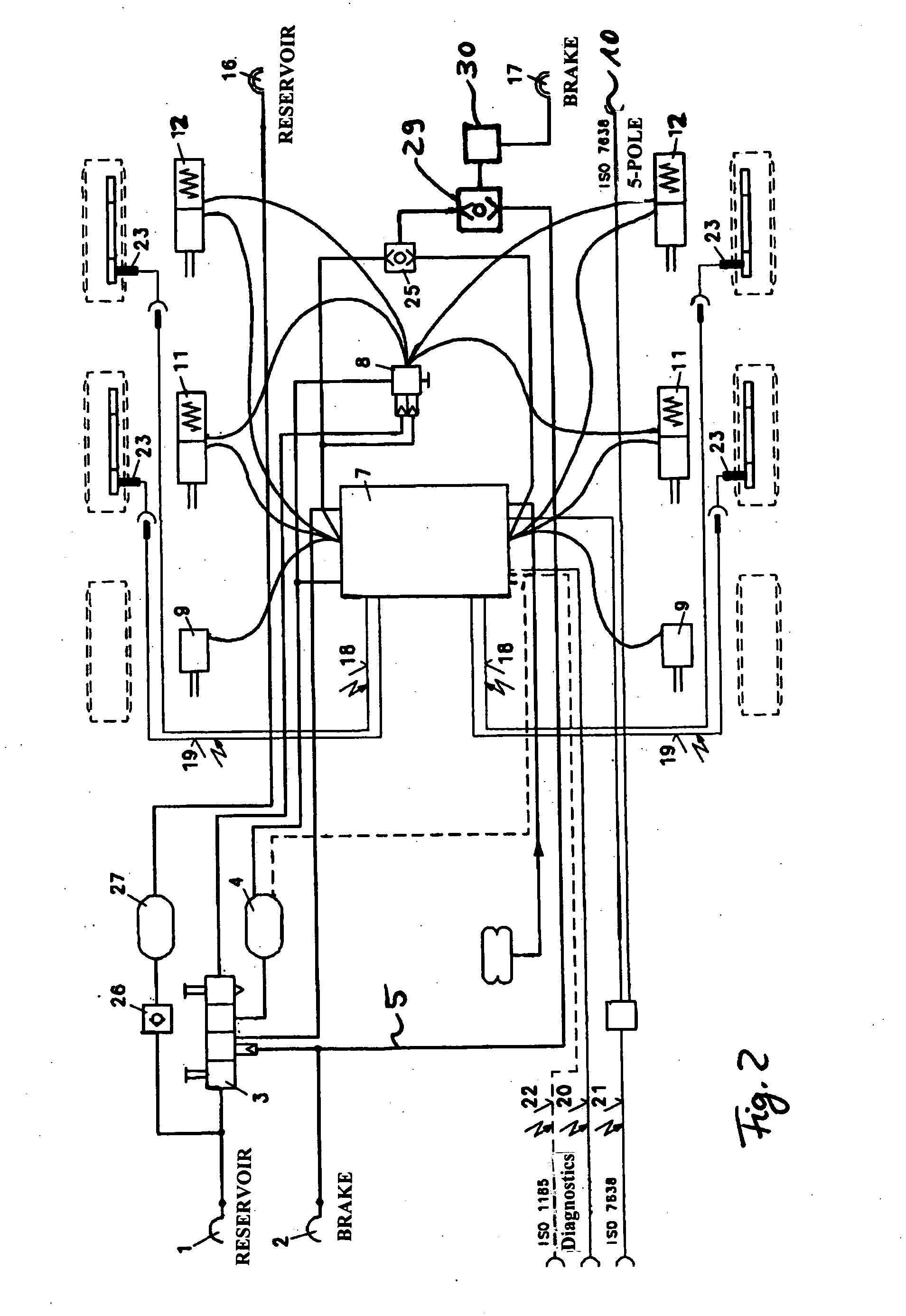 Trailer brake system