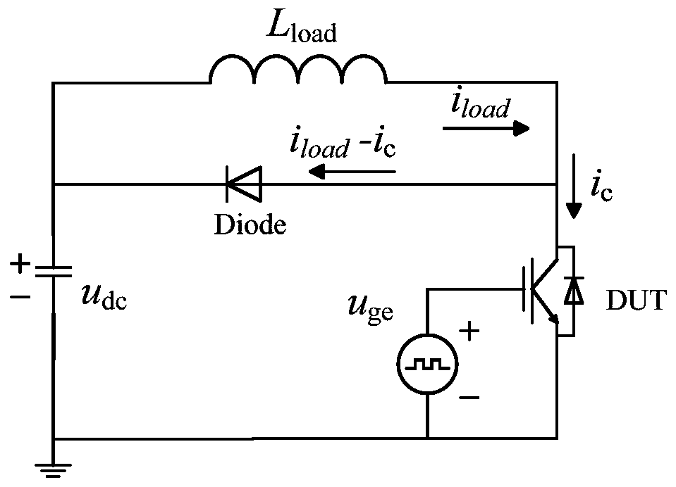 Stray capacitance acquisition method of IGBT dynamic parameter test platform