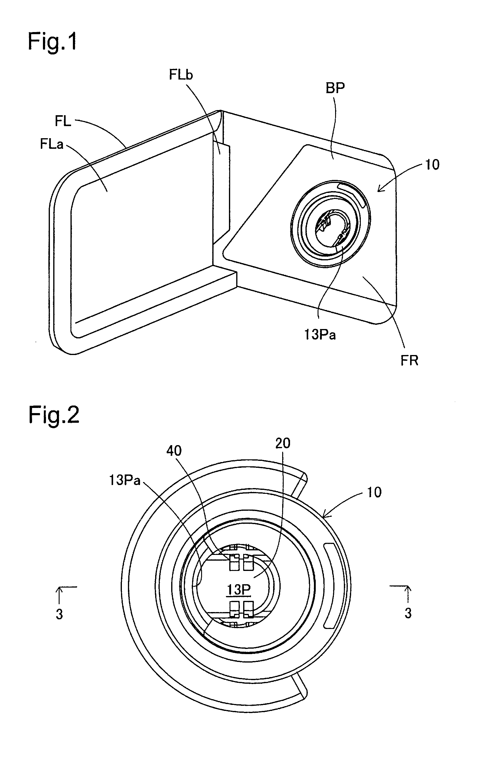 Fuel tank opening-closing device