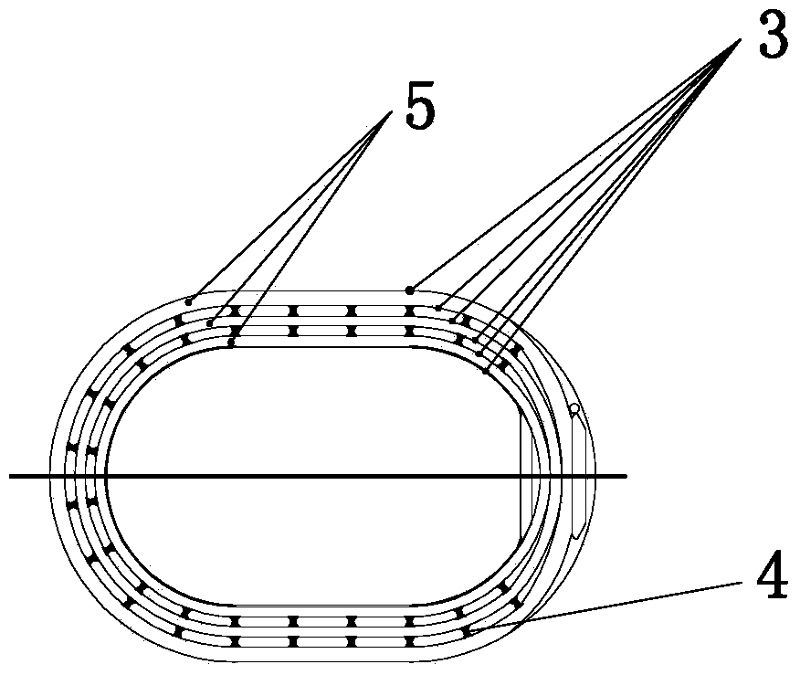 End sealing method for low-voltage foil type coil of dry type transformer