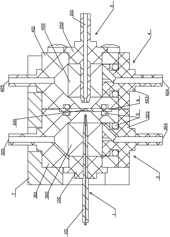 Sheath flow impedance and optical synchronous counting device