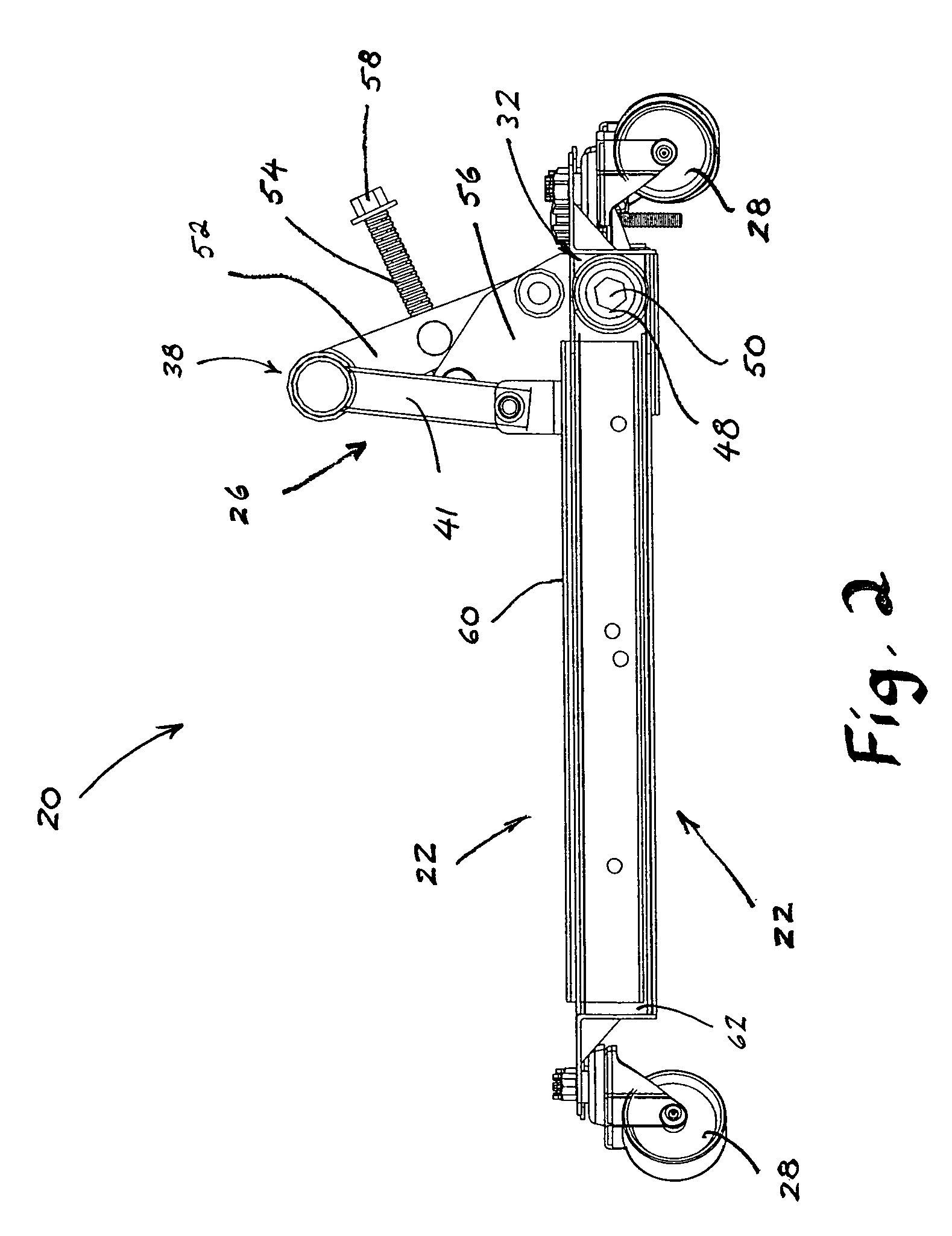 Automobile jack and wheel dolly