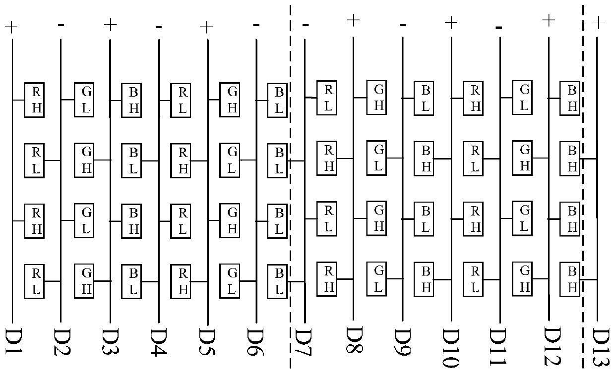 Display panel driving circuit and method