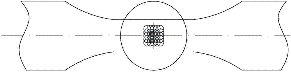 Stress peak detection method through laser shock peening hole wall