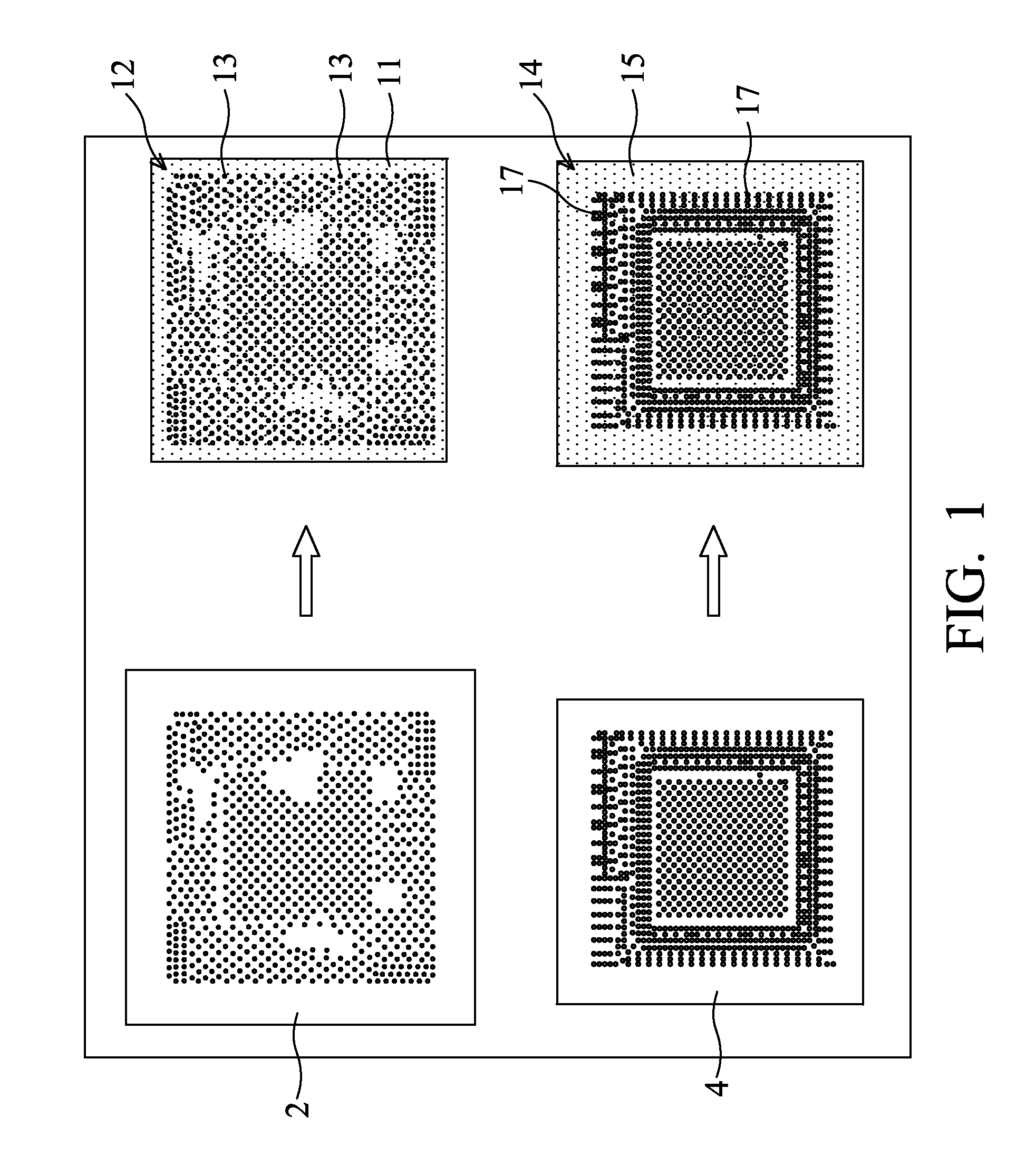 Universal array type probe card design for semiconductor device testing