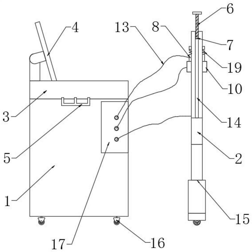 Auxiliary heating type fetal heart rate monitor