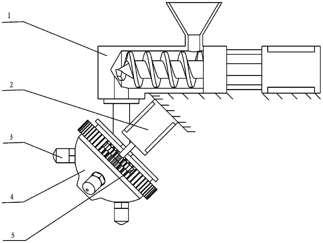 3D printer head with replaceable nozzle for rapidly forming large products