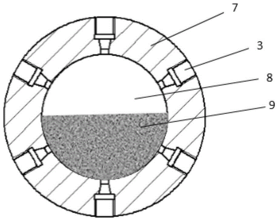 Fracture-cave carbonate reservoir physical model and displacement simulation experimental device and system