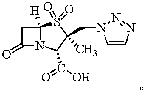 A kind of synthetic method of tazobactamic acid