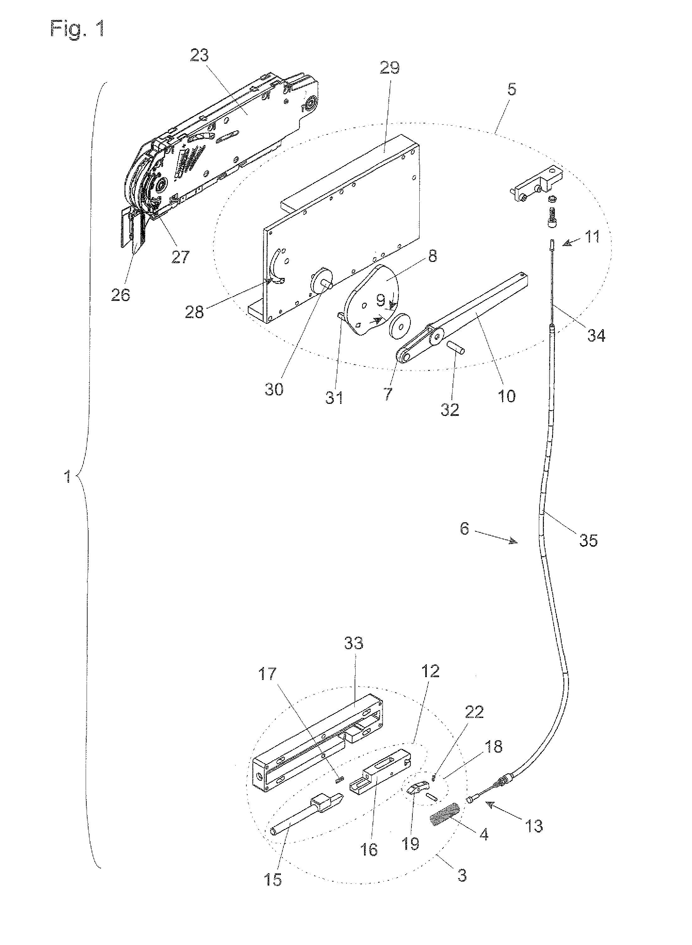 Arrangement for moving a movable furniture part