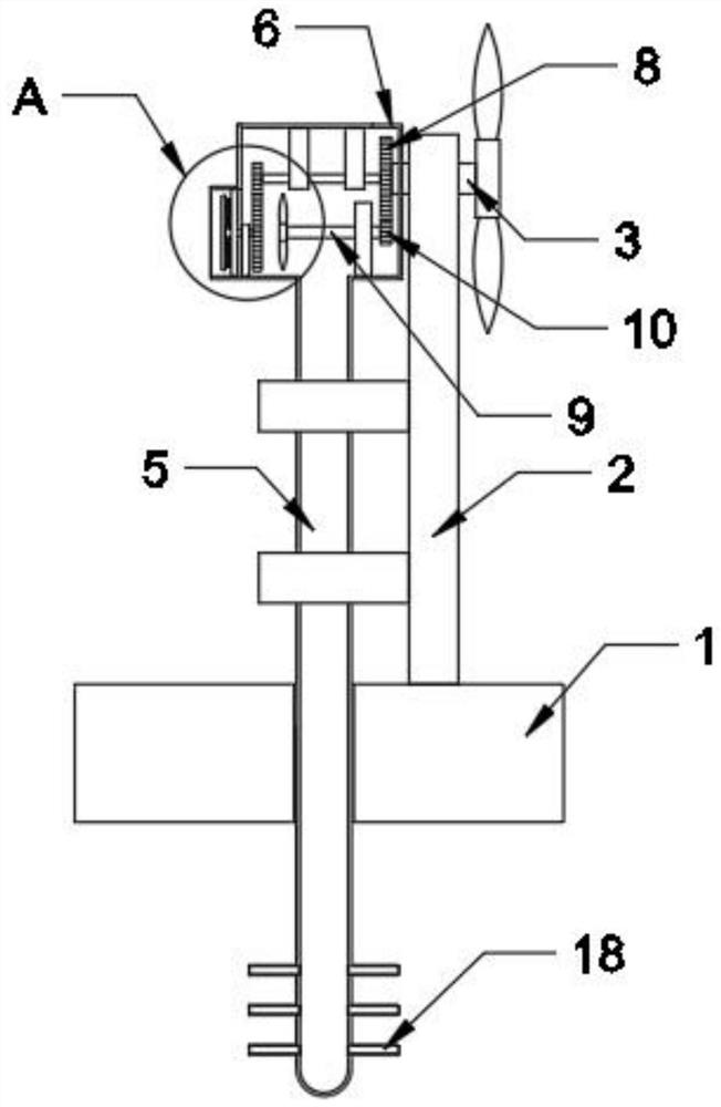 Water quality improving device beneficial to wind energy driven aeration