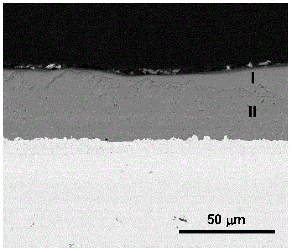 Zr-based ceramic coating protection method for surface of refractory metal material