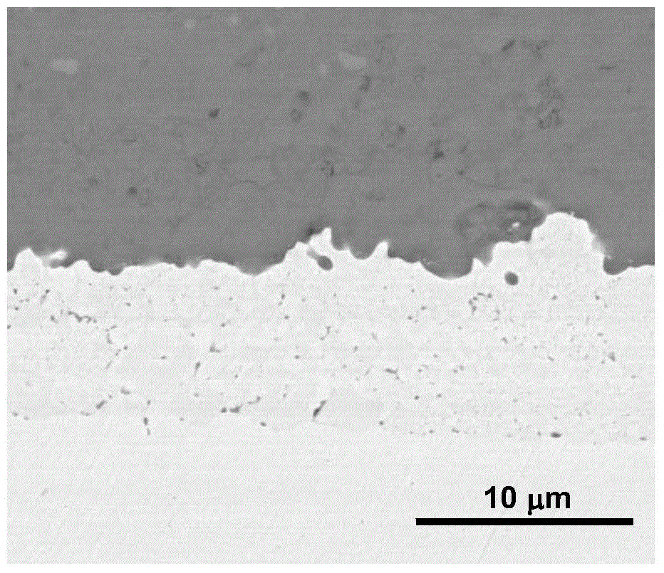 Zr-based ceramic coating protection method for surface of refractory metal material